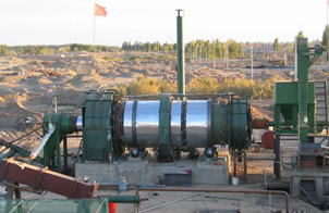 Horno Horizontal de Arena y Esquito Bituminoso